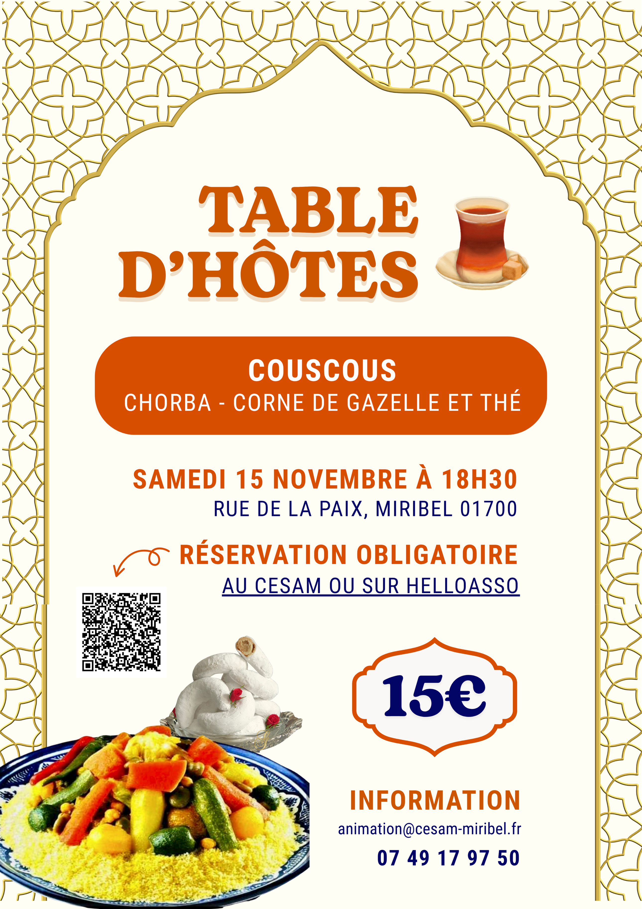 Table hotes 15 novembre 1